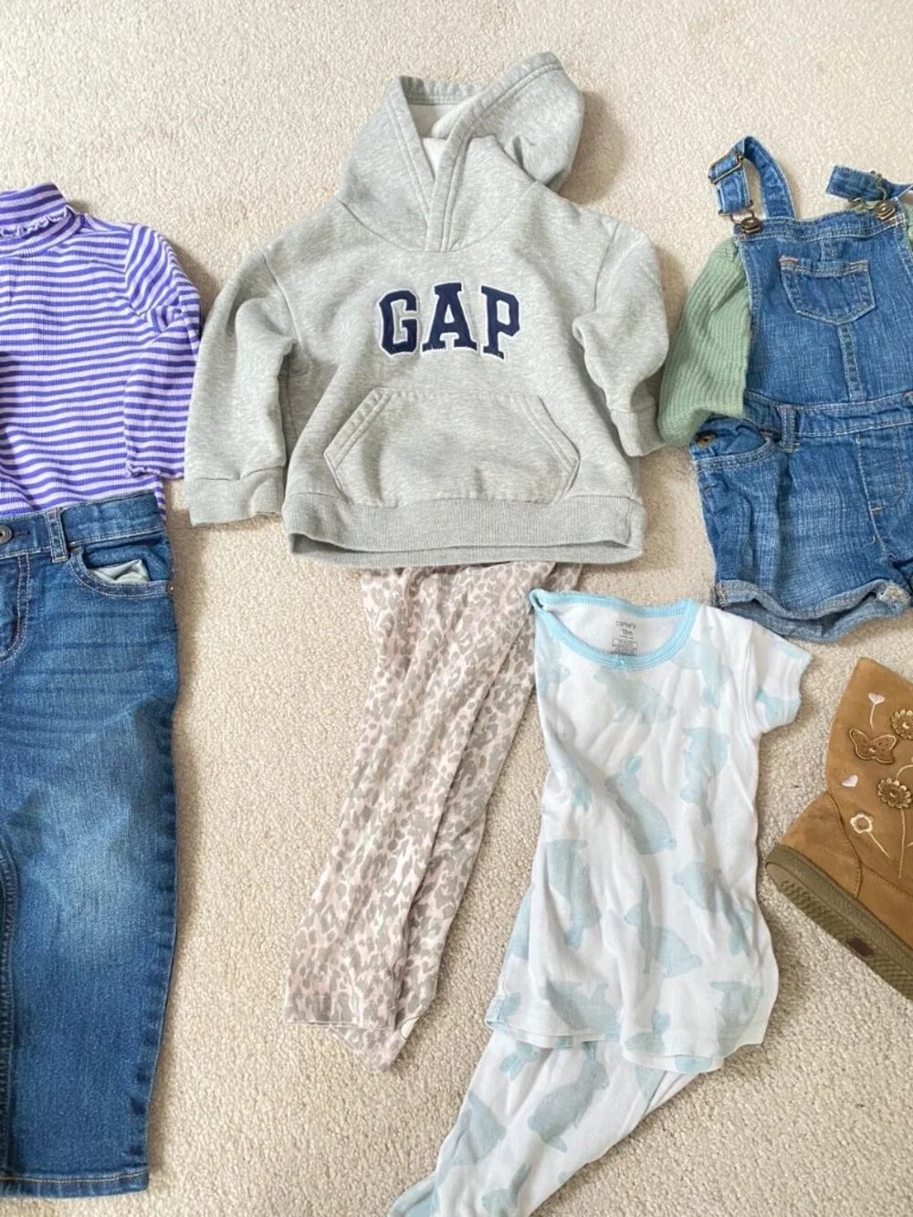 Grils Back To School Bundle Including Boots And Winter Coat Size 18-24Months